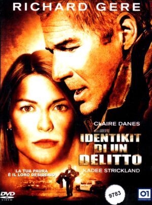 Identikit di un delitto con  Richard Gere. DVD in Italiano. Versione Noleggio