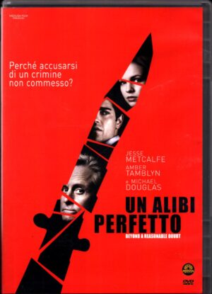 Un Alibi Perfetto DVD in Italiano Michael Douglas