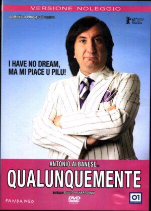 Qualunquemente DVD in Italiano Versione Noleggio Antonio Albanese