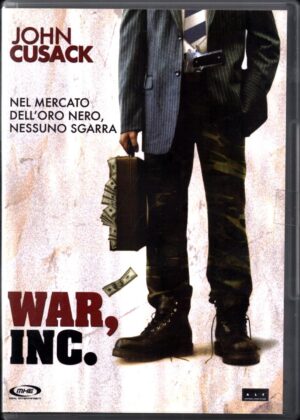 War, Inc. DVD in Italiano John Cusack Versione Noleggio