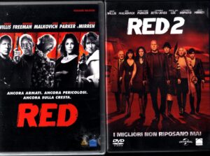 Red (Versione Noleggio) + Red 2 - DVD in Italiano Bruce Willis Anthony Hopkins