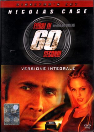 Fuori in 60 secondi DVD in Italiano Nicolas Cage
