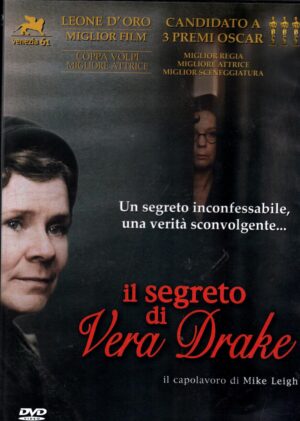 Il Segreto di Vera Drake DVD in Italiano Mike Leigh