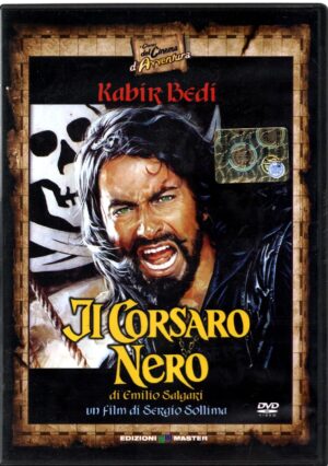 Il corsaro Nero DVD in Italiano Versione da edicola Kabir Bedi  I Calssici del Cinema D'avventura