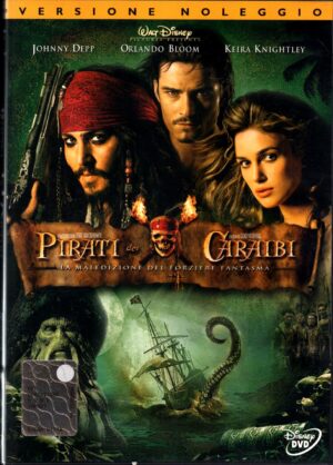 Pirati dei Caraibi La Maledizione del Forziere Fantasma DVD in Italiano Versione Noleggio Walt Disney