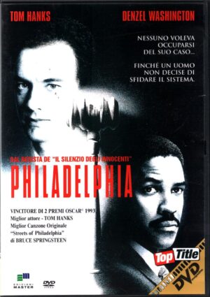 Philadelphia DVD in italiano Tom Hanks - Denzel Washington Versione da edicola