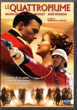 Le quattropiume un film con Heath Ledger. DVD in Italiano. Versione da edicola