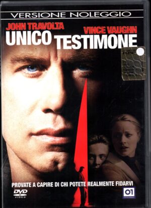 Unico Testimone DVD in Italiano John Travolta Versione Noleggio
