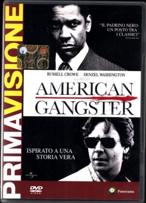American gangster DVD in italiano Russel Crowe Versione da edicola