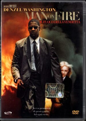 Man ON Fire, Il Fuoco della Vendett DVD in Italiano Denzel Washington Versione da edicola