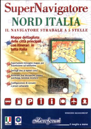 Super Navigatore Stradale Nord Italia  Microforum Software Italiano