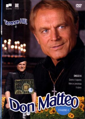 Don Matteo Quarta Stagione 4 - Disco 6 con 3 Episodi Terence Hill DVD in Italiano Versione da edicola