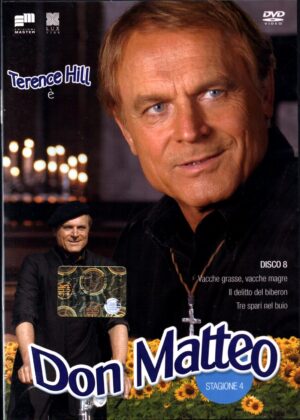 Don Matteo Quarta Stagione 4 - Disco 8 con 3 Episodi Terence Hill DVD in Italiano Versione da edicola