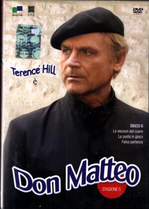 Don Matteo Quinta Stagione 5 – Disco 8 con 3 Episodi Terence Hill DVD in Italiano Versione da edicola