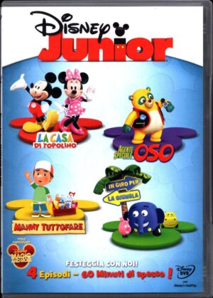 Disney Junior - Festeggia con noi! Episodi n.4 con DVD in Italiano
