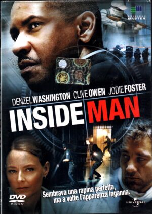 Inside Man DVD in Italiano Denzel Washington Versione da edicola