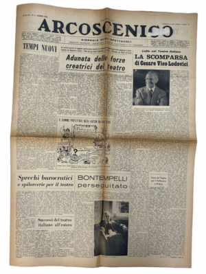 Rivista ARCOSCENICO n.3 Marzo 1968 Giornale degli Spettacoli