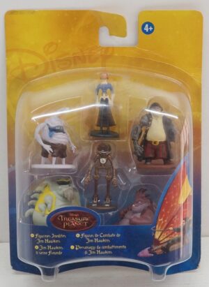 Disney Treasure Planet. Il pianeta del tesoro. Set di 6 miniature di Jim Hawkins. Hasbro 2002