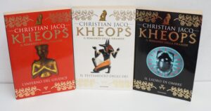 Kheops - Il Romanzo della Piramide - Trilogia Completa di Christian Jacq ed. Mondadori