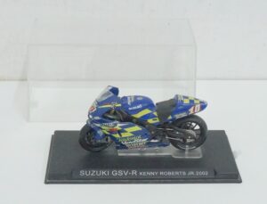Suzuki GSV-R Kenny Roberts Jr. 2002. Modellino Moto Scala 1:24. Die Cast