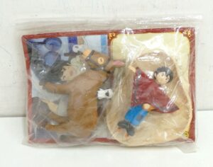 Marco Rossi di Hayao Miyazaki con l'asinello e la scimmietta Peppino. Rara Action Figure