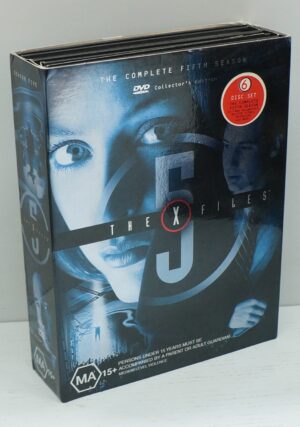 The X-Files. Fifth Season. Stagione 5 Completa (6 DVD) DVD Edizione Regno Unito PAL Regione 4, Lingua Inglese, Italiano incluso + Booklet