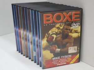 Boxe - La leggenda del ring - Lotto di 11 DVD in italiano - Mike Tyson, Rocky Marciano, Muhammad Ali, Nino Benvenuti, Larry Holmes, Joe Louis, Jake Lamotta, Joe Frazier, Roberto Duran, Grandi Campioni, Versione da edicola