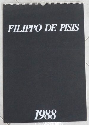 Calendario Filippo De Pisis anno 1988 per Artigianfin
