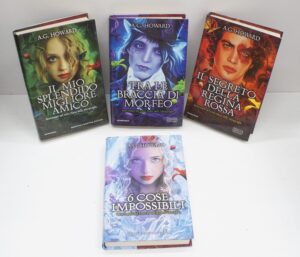 Splintered Saga (Il mio splendido migliore amico, Tra le braccia di Morfeo, Il segreto della Regina rossa, 6 cose impossibili) di A. G. Howard ed. Newton Compton