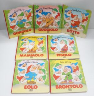 Biancaneve. Sette storie per sette Nani - Serie Completa di Walt Disney. Libri Cartonati ed. Mondadori