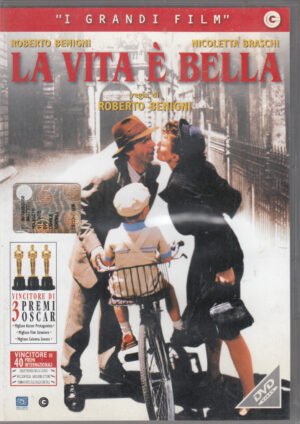 La vita e' bella (Roberto Benigni). I Grandi Film. DVD in Italiano ed.