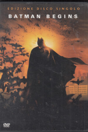 Batman Begins (Christian Bale). Edizione Disco Singolo. DVD in Italiano ed.