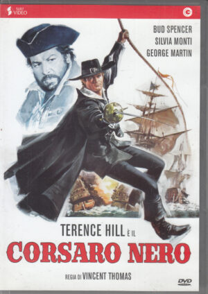 Il Corsaro Nero con Terence Hill e Bud Spencer. DVD in Italiano  ed.