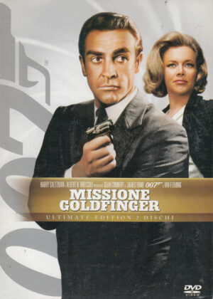 007 Missione Goldfinger con Sean Connery. Ultimate Edition con n. 2 DVD in Italiano con Slipcase. Versione da edicola