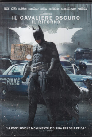 Il Cavaliere Oscuro. Il Ritorno con Morgan Freman, Christian Bale. DVD in Italiano ed.