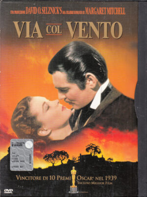 Via col vento (Vivien Leigh, Clark Gable) DVD in Italiano - Custodia Snapper