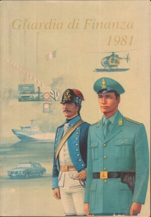 Calendario Guardia di Finanza Anno 1981. Senza Cordoncino Originale