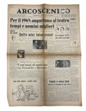 Rivista ARCOSCENICO n.12 Dicembre 1967 Giornale degli Spettacoli