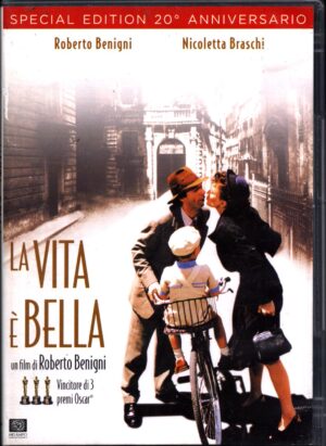 La Vita È Bella Edizione Speciale 20° Anniversario DVD in Italiano Roberto Benigni