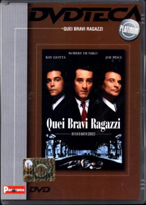 Quei Bravi Ragazzi con Robert De Niro e Joe Pesci. DVD in Italiano. Versione da edicola