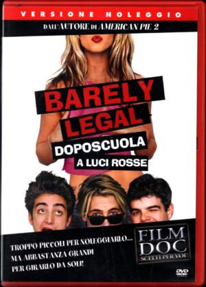 Barely legal- Dopo scuola a luci rosse DVD in Italiano Versione Noleggio