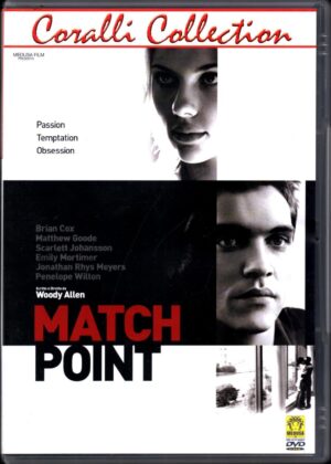 Match Point DVD in Italiano Coralli Collection Woody Allen