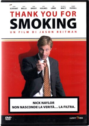 Thank you for smoking DVD in Italiano Versione Noleggio