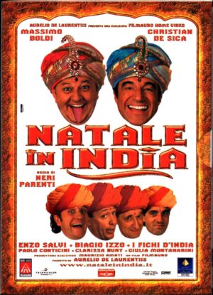 Natale In India con 2 DVD in Italiano Massimo Boldi, Christian De Sica