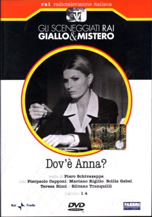 Dov’è Anna? Puntate 1-4 DVD in Italiano Gli Sceneggiati Rai Giallo & Mistero Versione da edicola