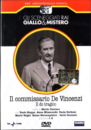 Il do tragico - Commissario De Vincenzi - DVD Miniserie Completa RAI (Episodi 1-2) Sceneggiati RAI Giallo & Mistero - Versione da edicola - DVD in Italiano