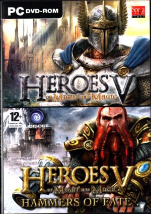 Heroes V of Might anf Magic e Heroes V of Might anf Magic Hammer of Fate con 2 DVD Videogioco per PC in Italiano Versione da edicola