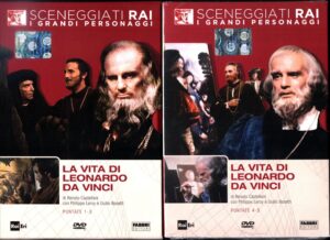 La vita di Leonardo da Vinci - Miniserie Completa DVD RAI (Puntate 1-5) (2 DVD) Sceneggiati Rai Grandi Personaggi - Versione da edicola DVD in Italiano