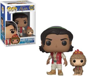 Funko Pop! Disney: Aladdin of Agrabah with Abu - Aladdin con Abu n. 538. Action Figure cm 10. Funko