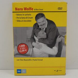 Nero Wolfe (3 DVD) Veleno in sartoria, Per la fama di Cesare, Sfida al cioccolato - con Cofanetto - Versione da edicola - DVD in Italiano